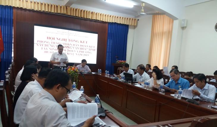 Phương hướng, nhiệm vụ triển khai phong trào “Toàn dân đoàn kết xây dựng đời sống văn hóa” tỉnh Tây Ninh năm 2019